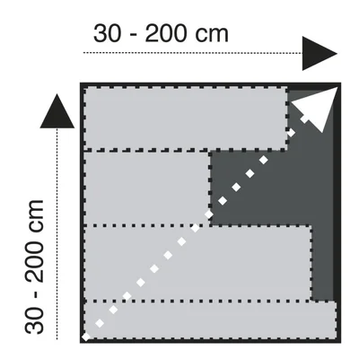 ATIPlan Platten nach Mass, grau gestrahlt